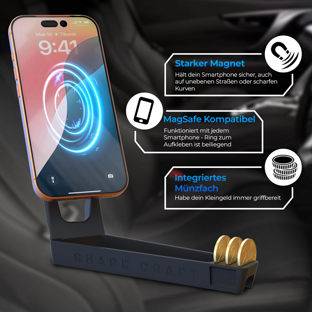 Handyhalterung für VW Golf 8 & 8.5, kompatibel mit MagSafe