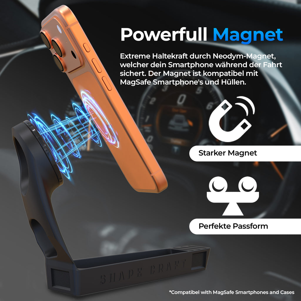 Handyhalterung für VW Golf 8 & 8.5, kompatibel mit MagSafe